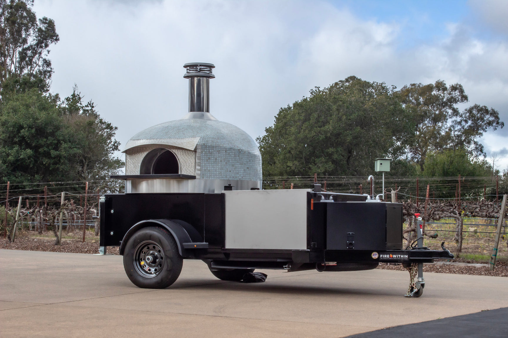 Mobile Pizza Oven Trailers Forno Piombo
